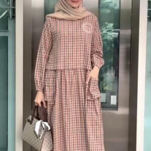dress claire amroe gamis katun