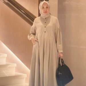 dominic dress amroe, gamis wanita premium